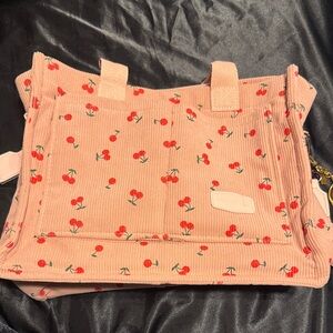 Women’s pink cherry bag